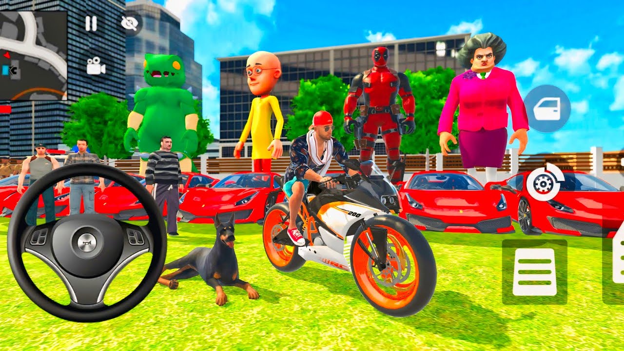 Jack ka New KTM RC 😍 Indian Police SUV Driving | Android Car Bike Game