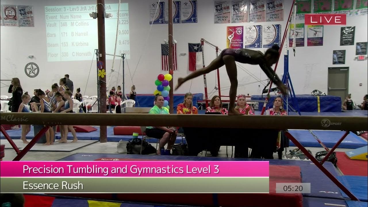 Judges Cup 2022 Precision Gymnastics and Tumbling Beam Level 3 YouTube