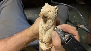 Time - Lapse Bear Power Carving