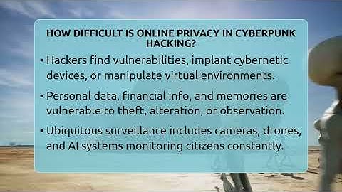 How Difficult Is Online Privacy In Cyberpunk Hacking? - The SciFi Reel