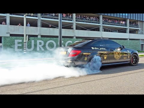 Mercedes-Benz C63 AMGs Going CRAZY! Revs, BURNOUT & More!