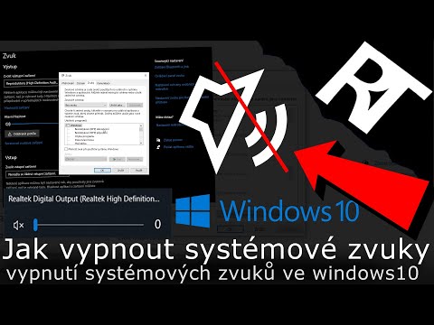 Video: Jak Vypnout Zvuk V Programu