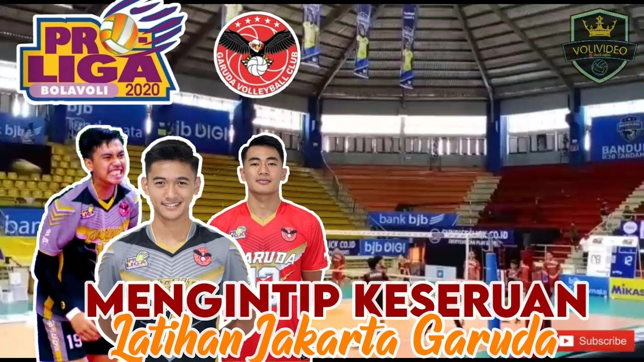 KESERUAN LATIHAN JAKARTA GARUDA DI GOR CTRA ARENA BANDUNG | PROLIGA 2020