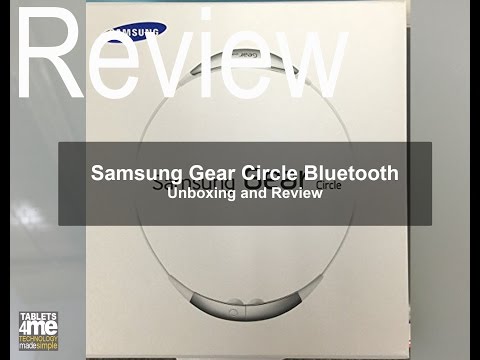 Samsung Gear Circle Bluetooth Headset: Unboxing and Review