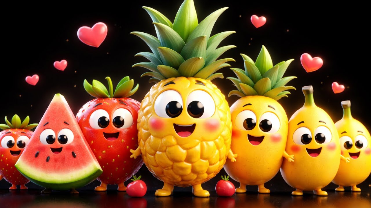 Happy Sensory Fruits World 🌈🍉 | Fun Dancing Fruit Characters