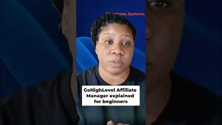 GoHighLevel Affiliate Manager Tutorial for Beginners #shorts