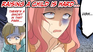 Raising a child while pregnant… Then, a few years later, I found out something shocking… [Manga dub]