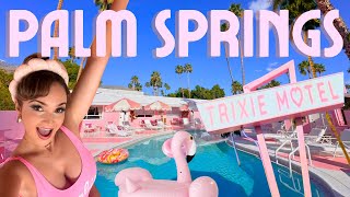 Palm Springs Vacation Vlog - Trixie Motel, Vegan Food, Indian Canyons, Downtown & Beyond