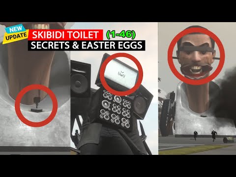 Skibidi Toilets 1-46 ALL Secrets & Easter Eggs  (Complete Edition)