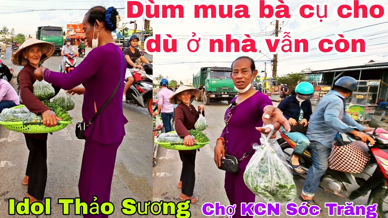Idol Thảo Sương,Đi Chợ Chiều KCN Sóc Trăng. Cười T,é Gh.ế với Th.ánh L.iệu,Sóc Trăng.😂😂😂