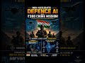AI powering India’s defence future 🇮🇳 #tech #ai #defence #india #aijobs #pmmodi #narendramodi #war