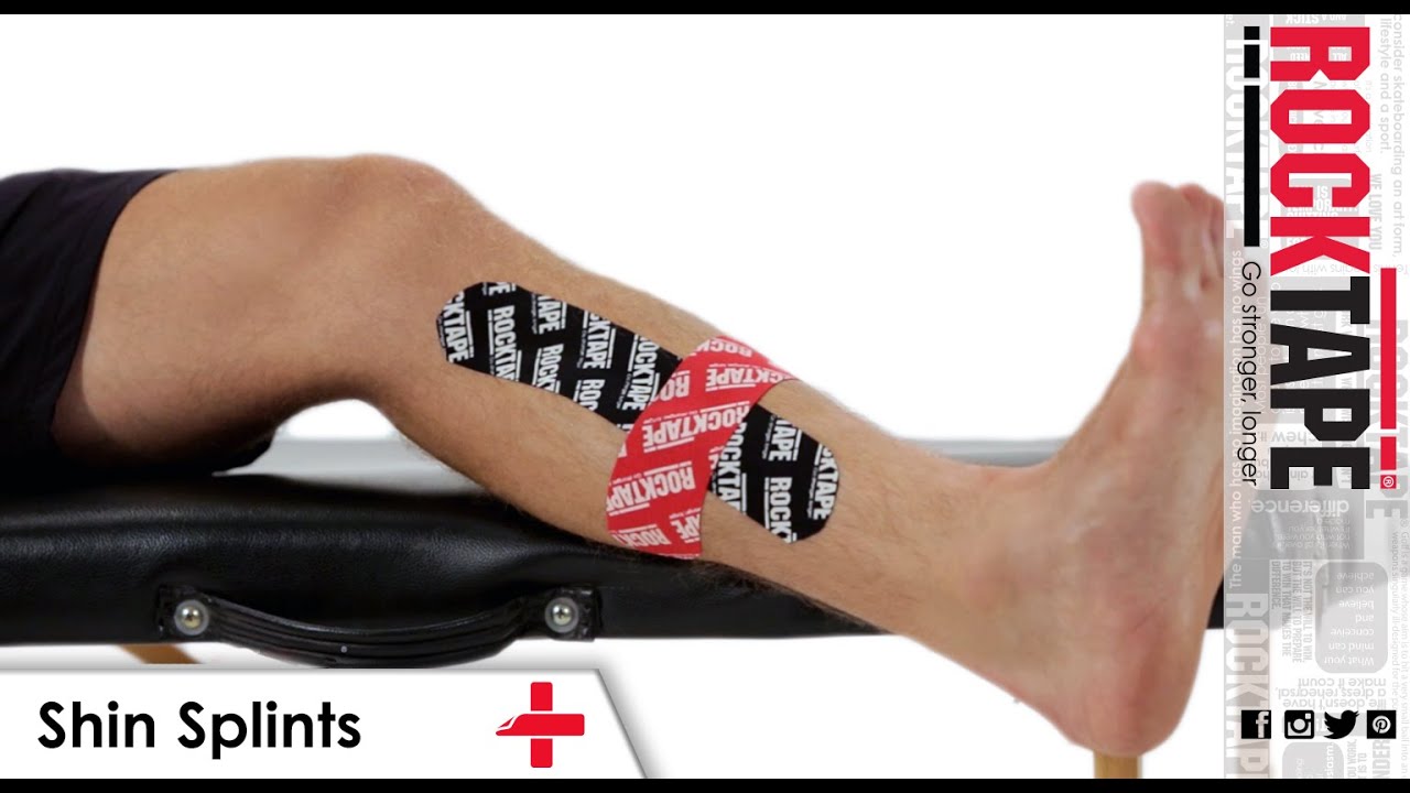 Wonderlijk RockTape - Kinesiology Tape Instruction - Shin Splints - YouTube RT-69