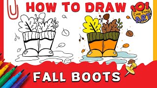 HOW TO DARW FALL BOOTS | STEP INTO AUTUMN STYLE | RAIN BOOTS