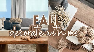 *NEW* COZY FALL DECORATE WITH ME 2023| 3 ways to style a coffee table + DIY coffee table