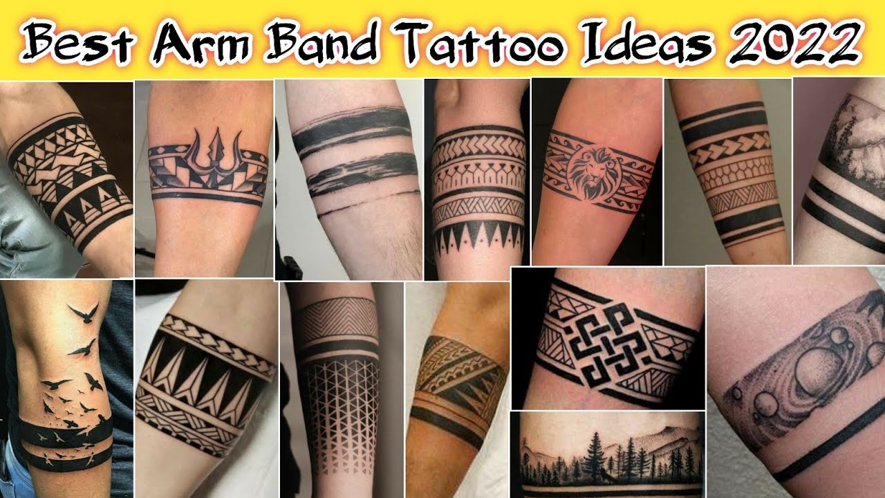 Best Arm Band Tattoo Ideas 2022💡Arm Band Tattoo Designs For Men 💥Tranding Arm Band Tattoo Designs
