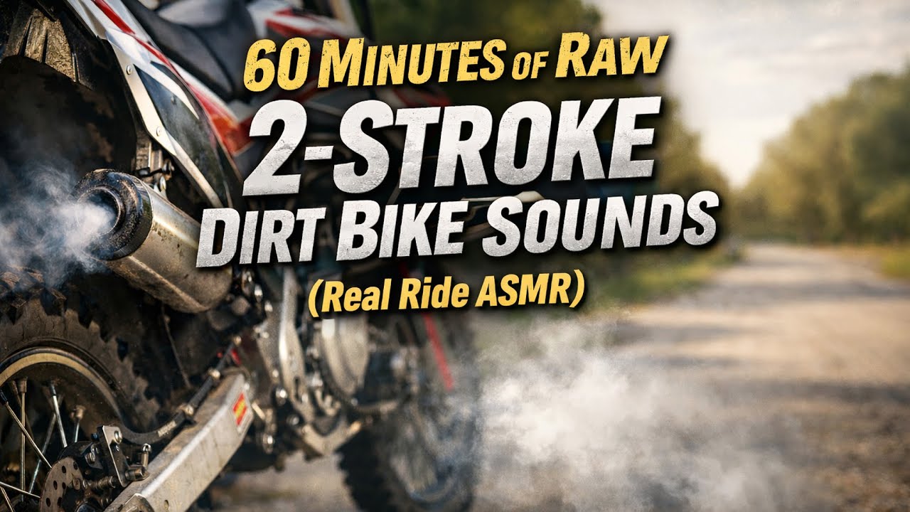 60 Minutes of Raw 2-Stroke Dirt Bike Sounds (Real Ride ASMR) @Nationwidebikelife 