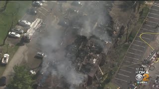 Crews Battle Fire At Apartment Complex In McCandless