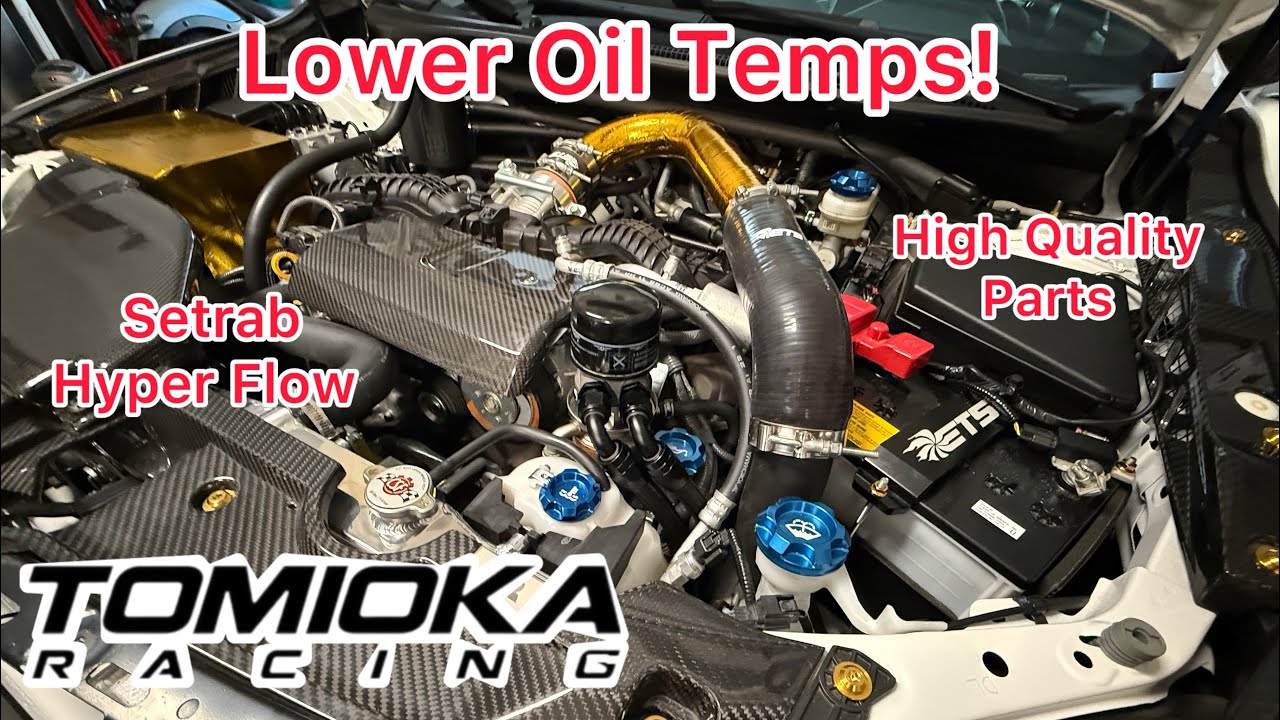 22+ WRX Tomioka Racing Oil Cooler Kit // Cooler Oil Temps