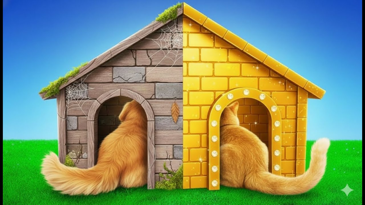 GİZLİ BİR KEDİ EVİ Yaptım! La La Dünya Emoji Yatağın Altındaki Muhteşem ODA DÖNÜŞÜMÜ