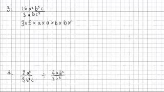 Algebraic manipulation
