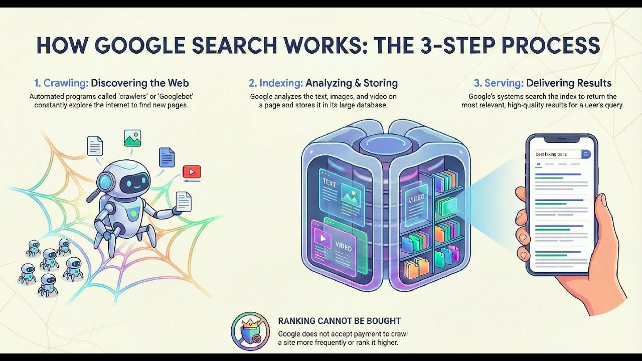 Google Explain 🚀How Google Search Works Explained in 7 Minutes || How Your sites ...