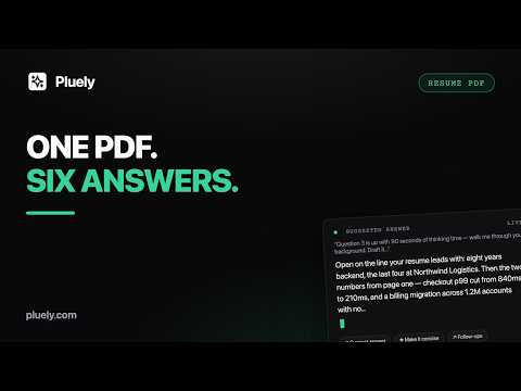 AI That Reads Your Resume PDF: Pluely Answers an Async Video Interview, Undetectable (HireVue)