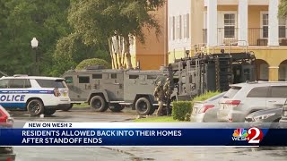 Police: Suspect who barricaded himself inside Orlando apartment complex died by suicide