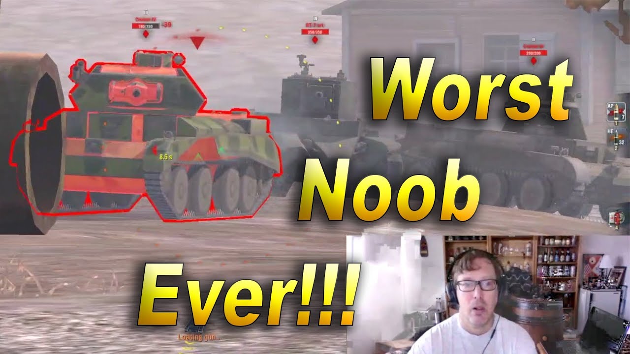 Worst Noob Ever World Of Tanks Blitz Gameplay Highlights By Wallerdog Youtube