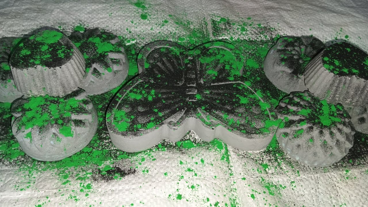 2x Speed Charcoal ASMR | Dark Dusty Crush 💚🖤