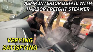 ASMR Mobile Auto Detail: Very Satisfying Interior Detail With Harbor Freight Steamer by A&A Professional Services 1,616 views 3 months ago 17 minutes