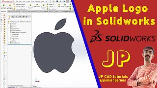 Celebrity Apple logo in Solidworks | practice tutorial | Solidworks @jaimishparmar @solidworks Profile