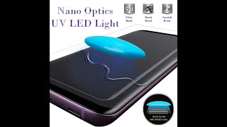 How To Use Nano Optics Curved Glass, UV Lamp Light Liquid full Glue Glass For Galaxy Note 9