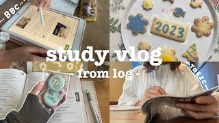 eng)#6【study vlog】a college student in 🇯🇵| results of IELTS | baking 🍪 | lots of studying 📚