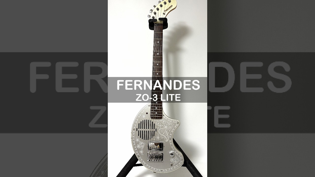 FERNANDES ZO-3 LITE ギター紹介 - YouTube