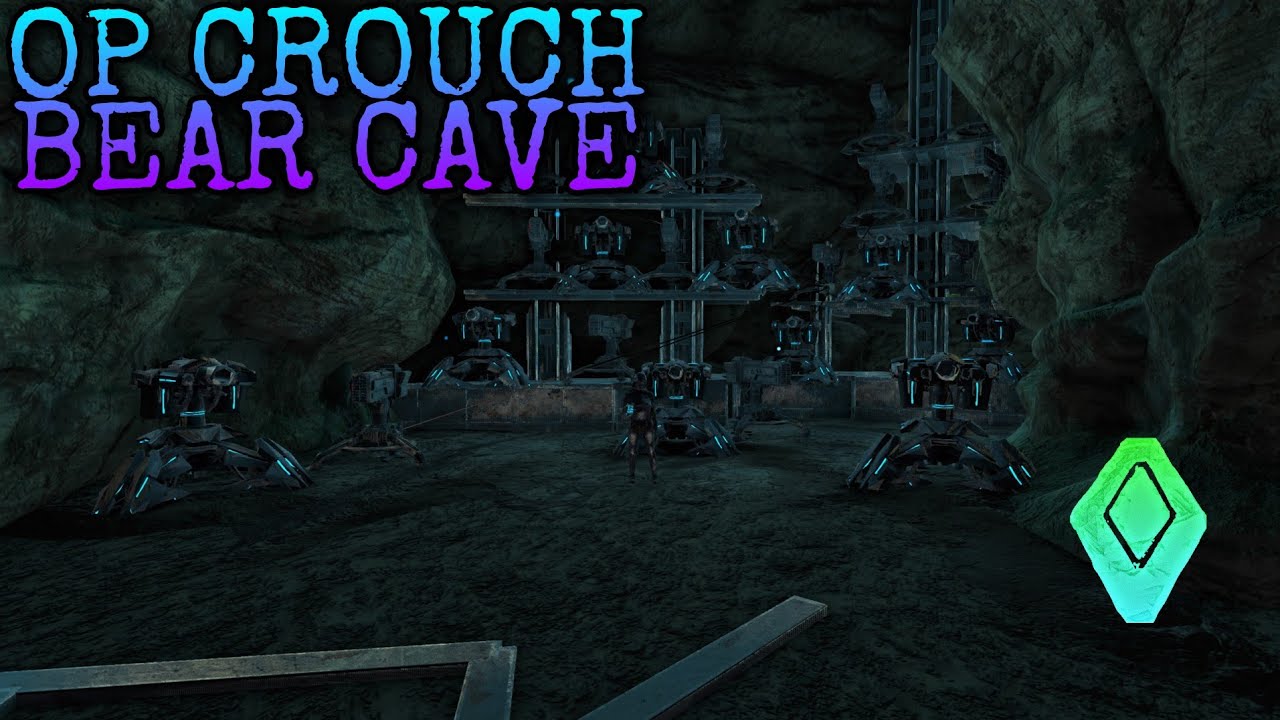 Alpha Crouch BEAR CAVE Base Design (Unfinished still OP) YouTube