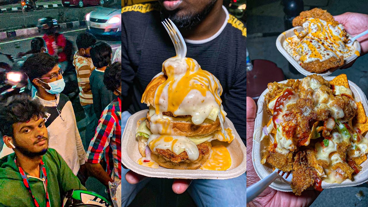 Food Truck selling unique Dishes Street food Chennai Foodozers YouTube