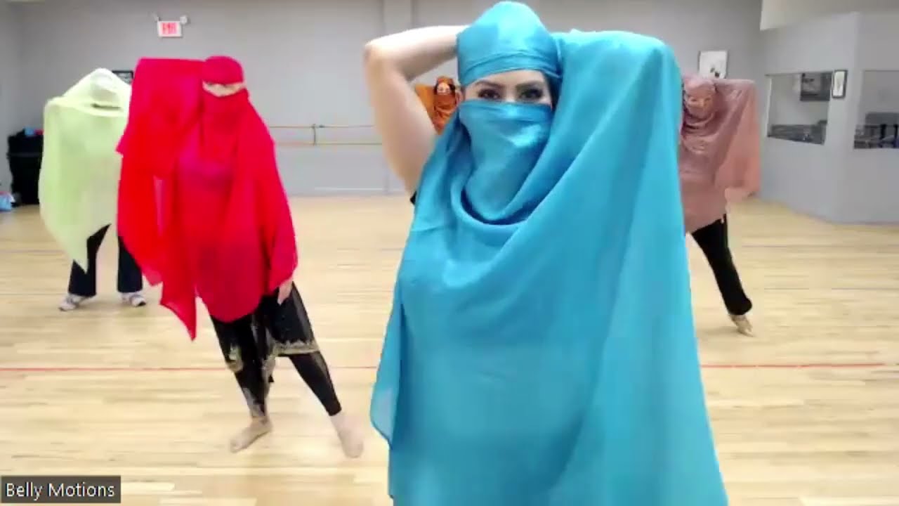 Unveiling Sensuality: Mastering "The Envelope" - Belly Dance Veil Trick Tutorial 💃✨