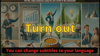 Turn out meaning with 5 examples