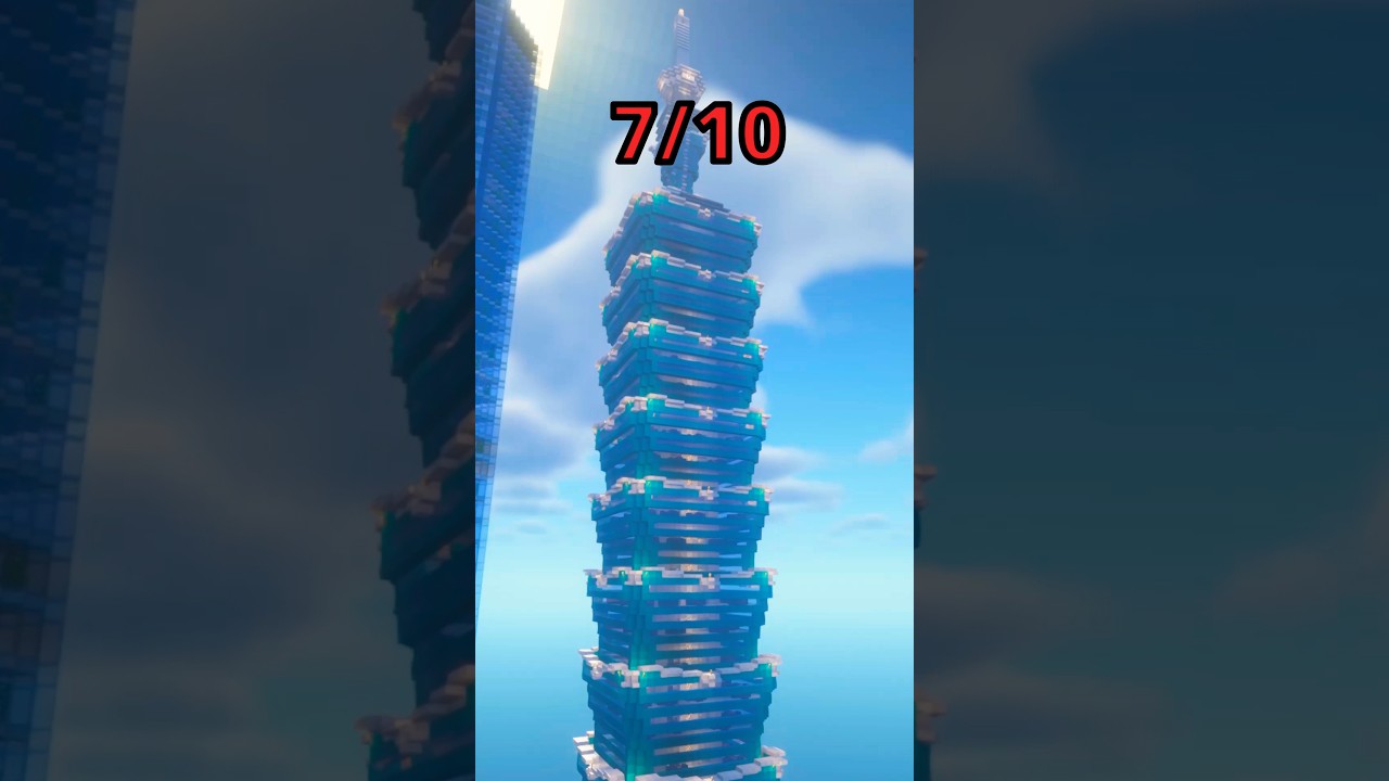 Which Minecraft Skyscraper Is The Coolest? (HongKong Edition) 