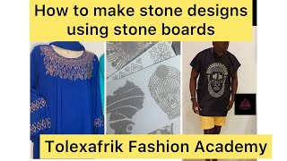 How to make designs with stone boards /transfer sheet// How to use stoning machine // Heat transfer