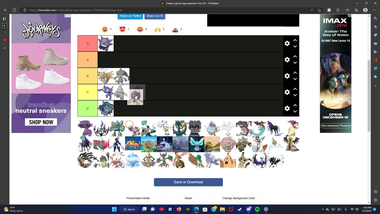 pokemon tierlist-ghost types ft.fudgeums420