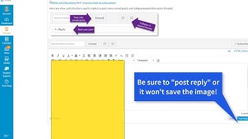 CANVAS - Attach File in Discussion Board - Student