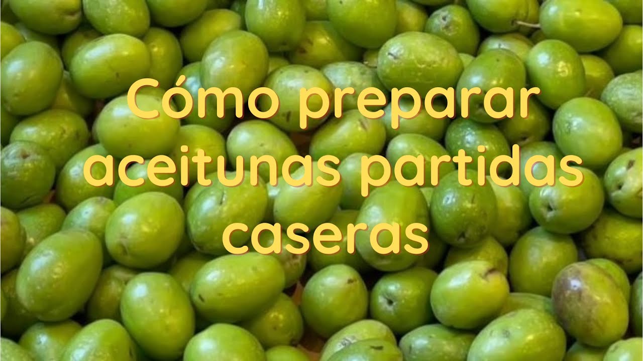Cómo preparar aceitunas trituradas y sazonadas | paso a paso