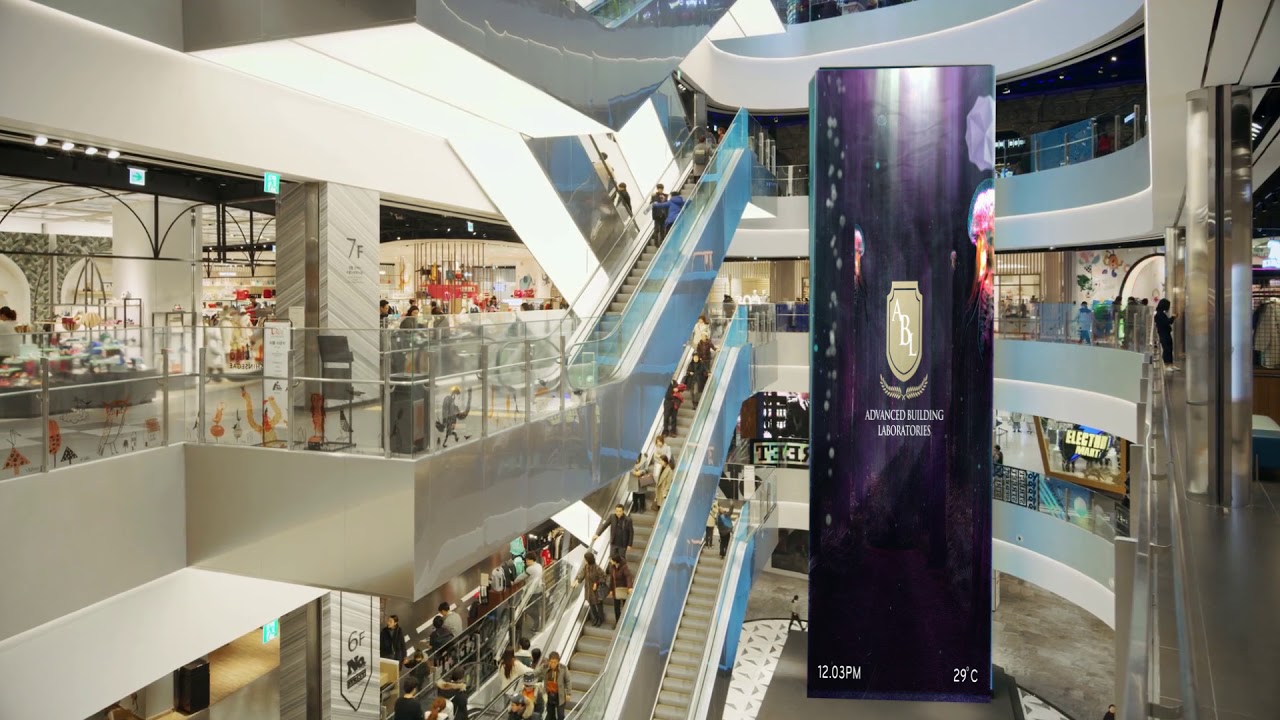 Previsualisation of in store display