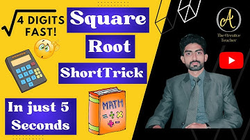 Math Trick || Square root method || Fast Calculations || Sir Aqeel Malik