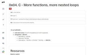 0x04  C   More functions, more nested loops #ALX #ALXGuide #ALXSE  #Low level programming&Algorithm screenshot 5
