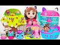 GABBY’S DOLLHOUSE Collection Unboxing ASMR | Gabby's Dollhouse Sing-Along Boombox & SS Mercat Bath