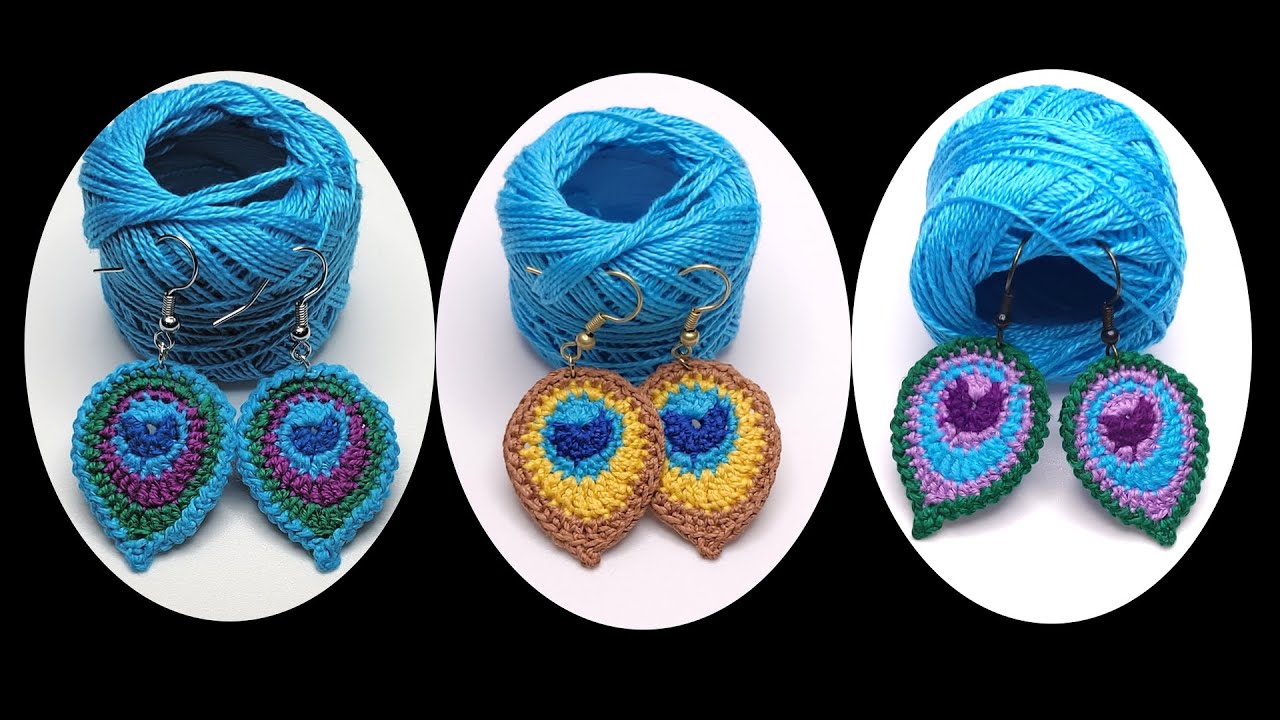 Drops of Paradise: Craft Stunning Peacock Feather Earrings!@HelensCrafts