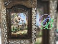 Puerta con decoupage y estarcido (Facebook Live 09 de Agosto)