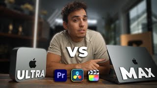Mac Studio M1 ULTRA vs Macbook Pro MAX // Best Editing Computer?